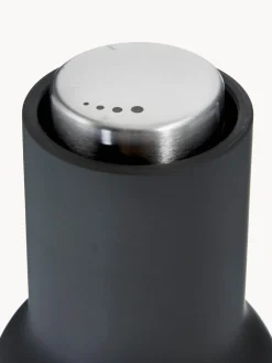 Clearance Audo Copenhagen Moulins à sel et à poivre design avec couvercle en acier inoxydable Bottle Grinder, 2 élém. Anthracite, gris clair, argenté