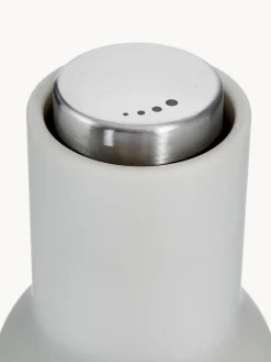 Clearance Audo Copenhagen Moulins à sel et à poivre design avec couvercle en acier inoxydable Bottle Grinder, 2 élém. Anthracite, gris clair, argenté