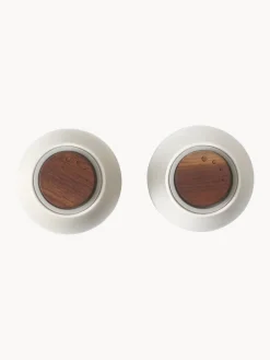 Online Audo Copenhagen Moulins à sel et à poivre design avec couvercle en noyer Bottle Grinder, 2 élém. Beige clair, blanc, bois de noyer