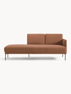 Best Westwing Collection Méridienne Fluente Tissu nougat