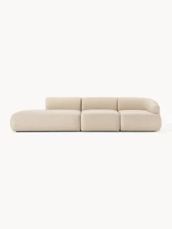 Best Westwing Collection Méridienne modulable XL Sofia Tissu beige clair