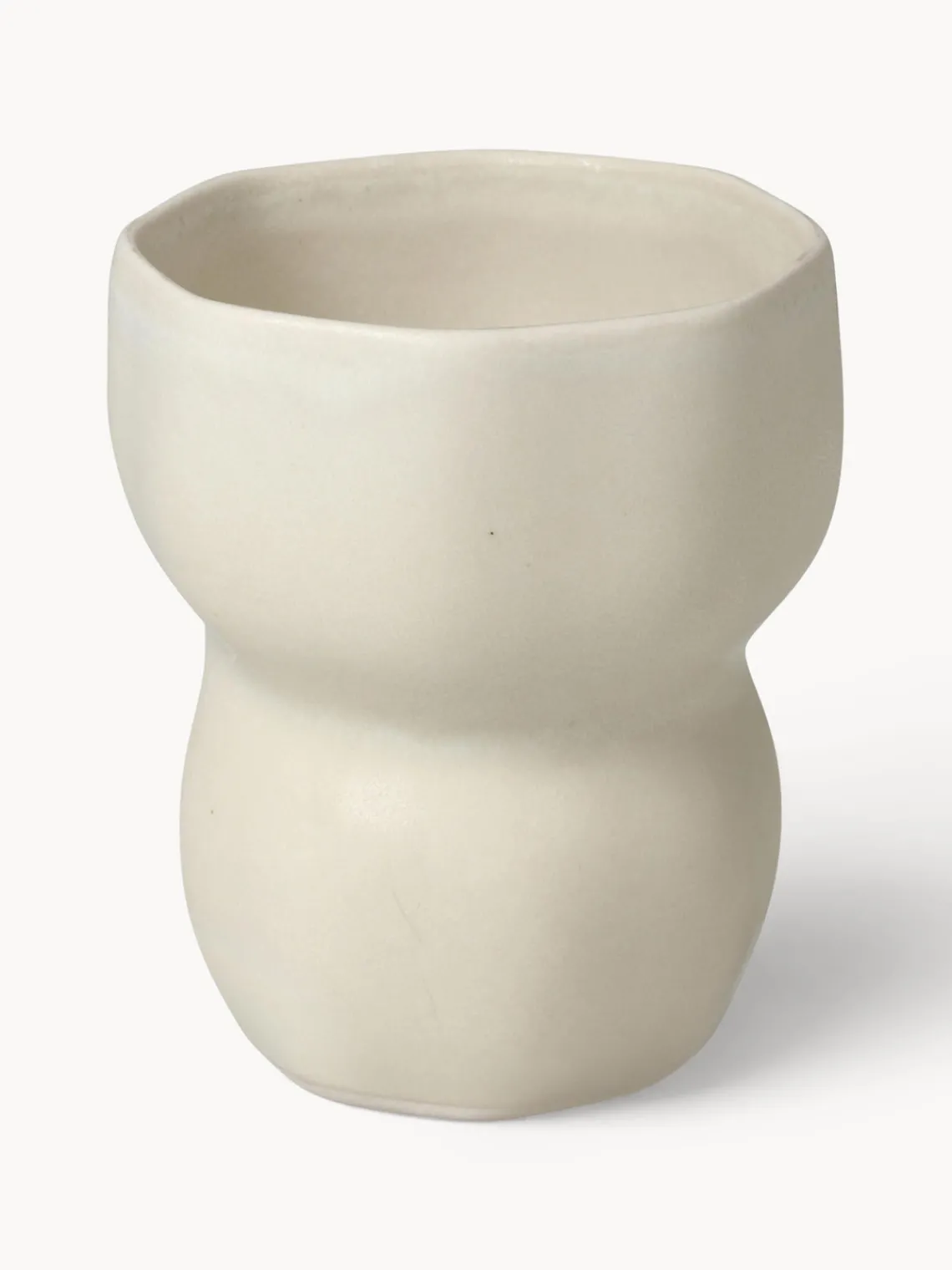 Hot Broste Copenhagen Mug design artisanal de forme organique Limfjord, 350 ml Beige