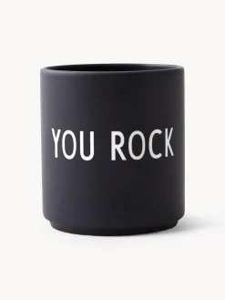 Sale DESIGN LETTERS Mug design Favourite YOU ROCK Noir (You rock)