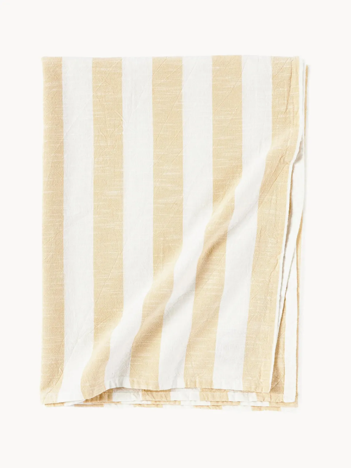 Discount Oyoy Living Design Nappe à rayures Strip Blanc, jaune pâle