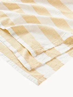 Discount Oyoy Living Design Nappe à rayures Strip Blanc, jaune pâle