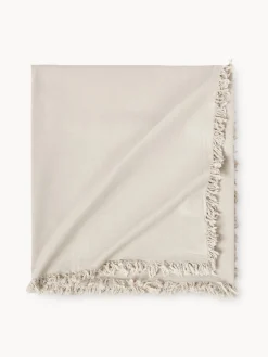 Discount Cote Table Nappe en coton à franges Nalia