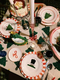 Best Anna + Nina Nappe en coton Christmas Forest