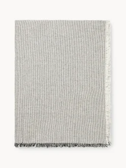 Discount Broste Copenhagen Nappe en coton Elouise, tailles variées Blanc cassé, anthracite