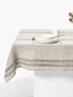 Best HKLIVING Nappe en lin Striped