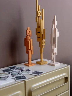Sale HKLIVING Objet décoratif artisanal en teck Skyline