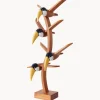 Discount HKLIVING Objet décoratif fait main en bois d'acajou Toucan