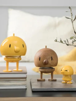 Discount Hoptimist Objet décoratif Bumble, haut. 15 cm Bois de chêne