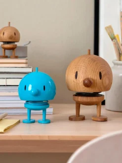Discount Hoptimist Objet décoratif Bumble, haut. 8 cm Bois de chêne