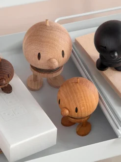 Outlet Hoptimist Objet décoratif Bumble, haut. 15 cm Bois de chêne