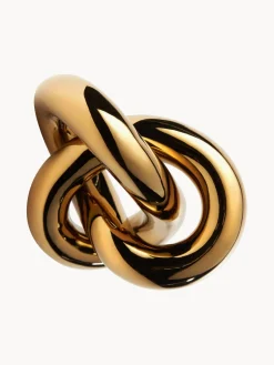 Best Cooee Design Objet décoratif Knot, haut. 9 cm Doré, haute brillance