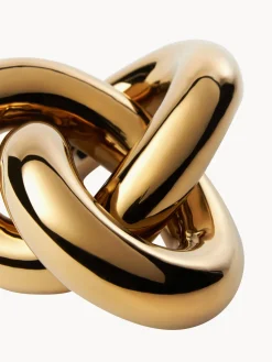 Best Cooee Design Objet décoratif Knot, haut. 9 cm Doré, haute brillance