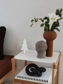 Sale Cooee Design Objet décoratif peint à la main Knot, haut. 9 cm Noir
