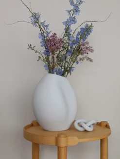Sale Cooee Design Objet décoratif peint à la main Knot, haut. 6 cm Bleu ciel, mat