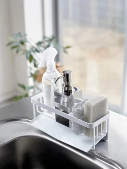 Best Yamazaki Organisateur d'évier en métal Tower Blanc
