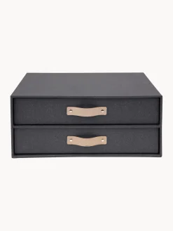 New Bigso Box of Sweden Organiseur bureau Birger Anthracite, beige