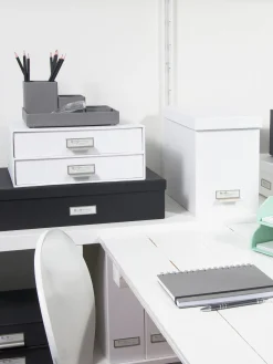 Discount Bigso Box of Sweden Organiseur bureau Birger Blanc