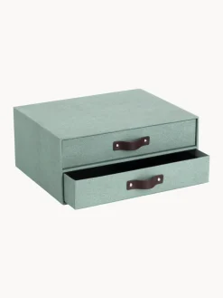 Fashion Bigso Box of Sweden Organiseur bureau Birger Vert sauge, brun foncé