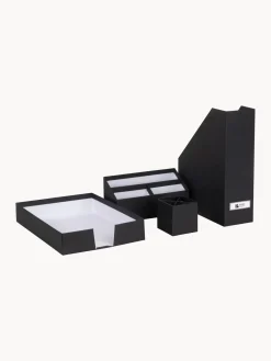 New Bigso Box of Sweden Organiseur bureau Hugo, 4 élém. Noir