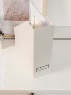 Clearance Bigso Box of Sweden Organiseur bureau Hugo, 4 élém. Blanc cassé