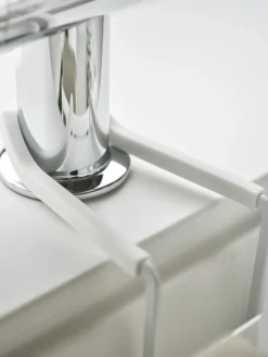 Outlet Yamazaki Organiseur d'évier en métal Tower Blanc, mat
