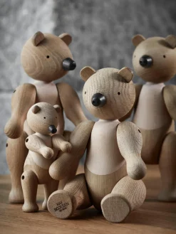 Outlet KAY BOJESEN Ourson décoratif en bois de chêne Bär