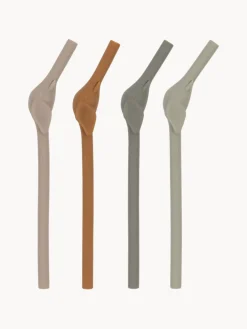 Outlet Konges Slojd Pailles en silicone Elephant, 4 élém. Beige clair, brun clair, tons vert sauge