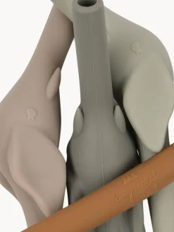 Outlet Konges Slojd Pailles en silicone Elephant, 4 élém. Beige clair, brun clair, tons vert sauge
