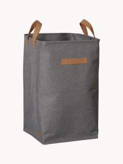 Online Store It Panier à linge Premium Gris foncé, brun