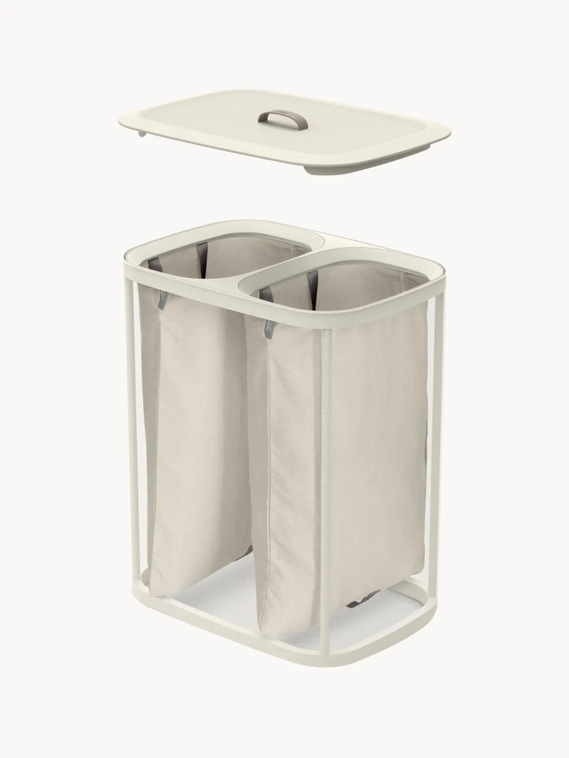 Discount Joseph Joseph Panier à linge Tota, 2 x 45 L Beige clair