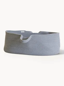 Clearance Metallbude Panier de Moïse artisanal Robe Tissu gris-bleu