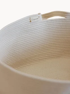 Sale Metallbude Panier de Moïse artisanal Robe Tissu blanc cassé