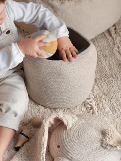 Fashion Lorena Canals Panier de rangement artisanal avec couvercle Rita the Rabbit