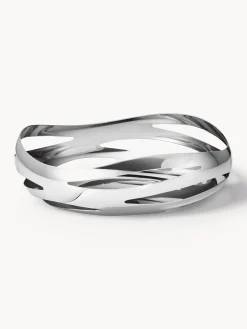 Sale GEORG JENSEN Panier de rangement en acier inoxydable de forme organique Cobra
