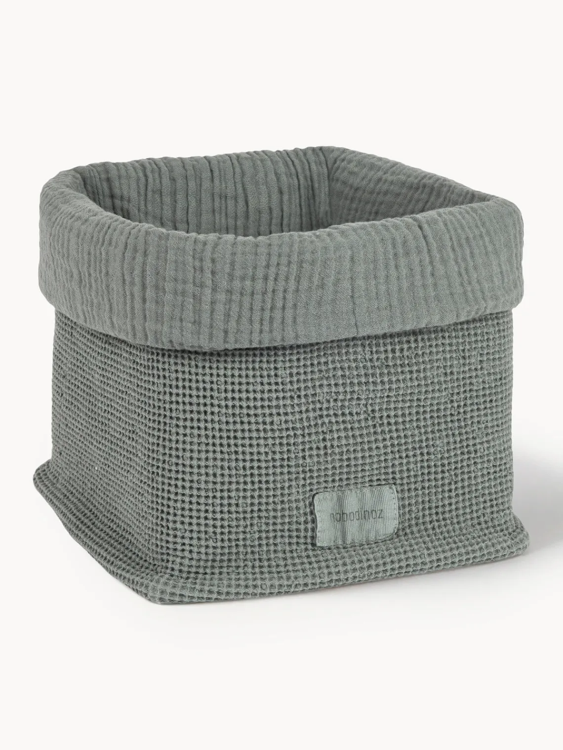 Discount Nobodinoz Panier de rangement en coton bio Wabi Sabi Gris-bleu