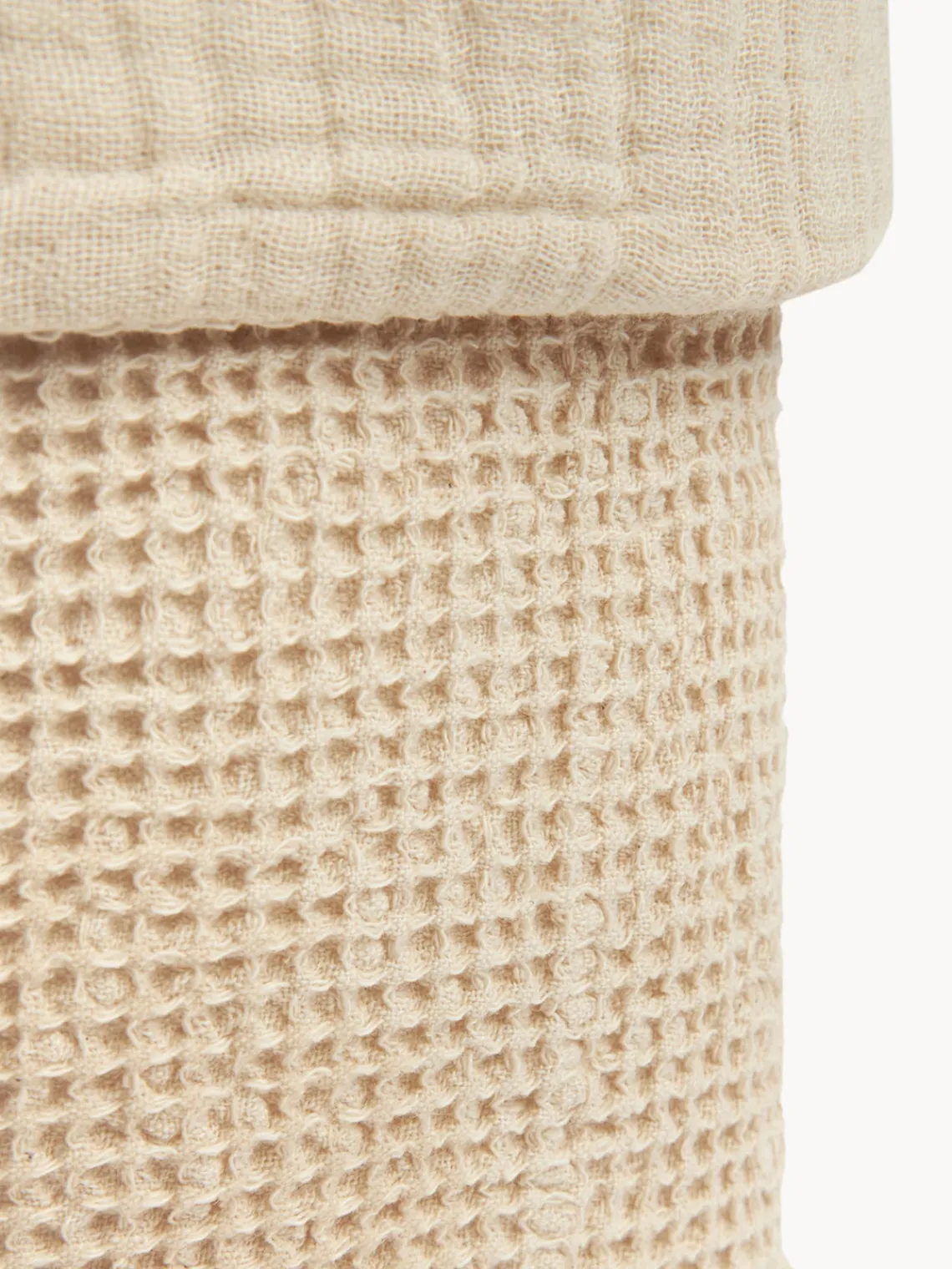 New Nobodinoz Panier de rangement en coton bio Wabi Sabi Beige clair