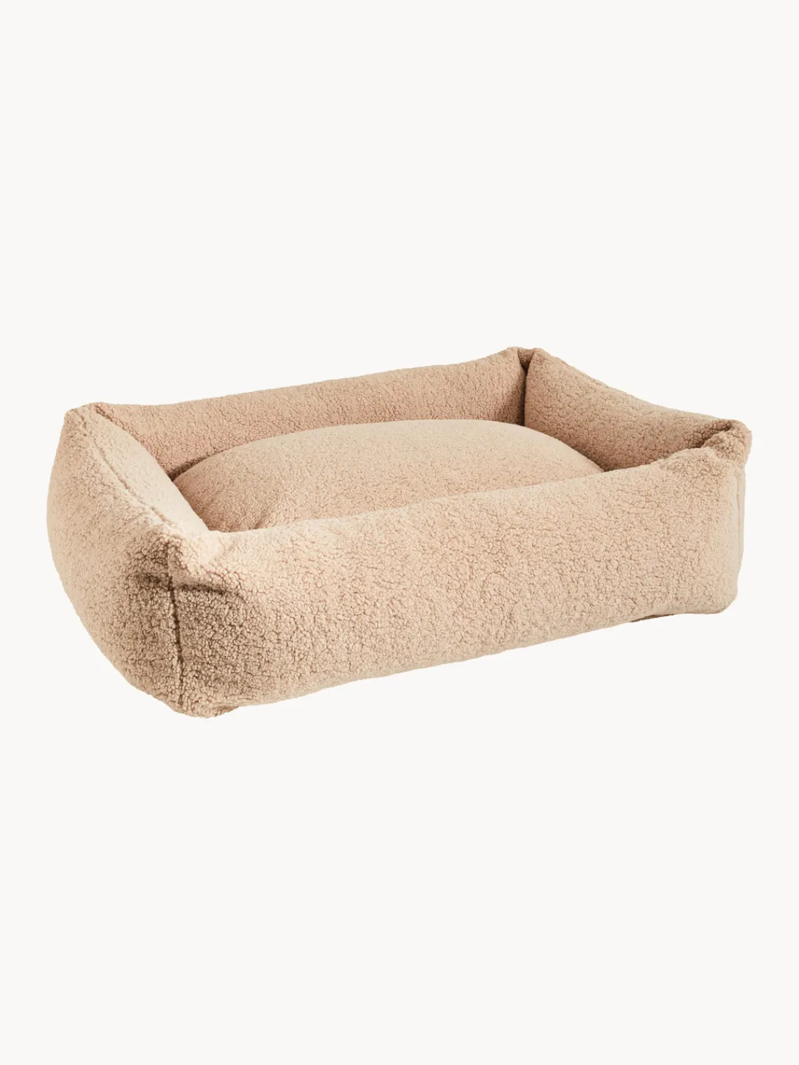 Sale Laboni Panier en bouclette pour chien Teddy, tailles variées Bouclette beige clair