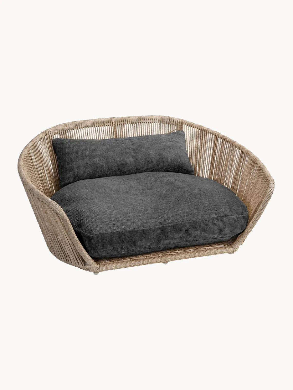 Discount Laboni Panier pour chien intérieur-extérieur Vogue Anthracite, beige