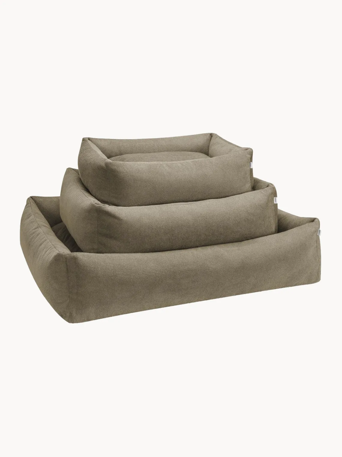 Outlet Laboni Panier pour chien Tudor, tailles variées Vert olive