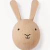 Sale Oyoy Living Design Patère en bois de hêtre Rabbit