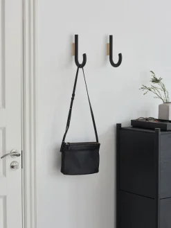 Clearance Gejst Patère en chêne Umbrella, tailles variées Noir, doré