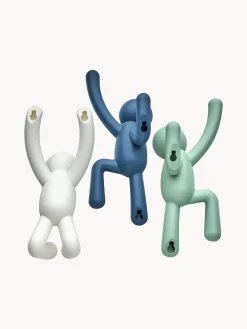 Discount Umbra Patères design Buddy, 3 élém. Gris-bleu, vert sauge, blanc