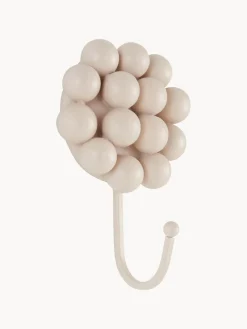 New Jotex Patères en porcelaine Benevento, 2 pièces Beige clair