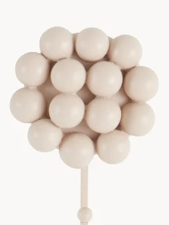 New Jotex Patères en porcelaine Benevento, 2 pièces Beige clair