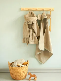 Discount Roommate Peignoir pour enfant Mouse, tailles variées Beige clair