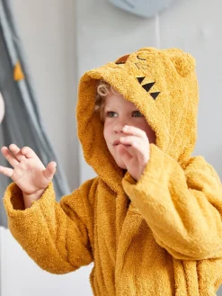 Clearance Roommate Peignoir pour enfant Tiger, tailles variées Jaune soleil